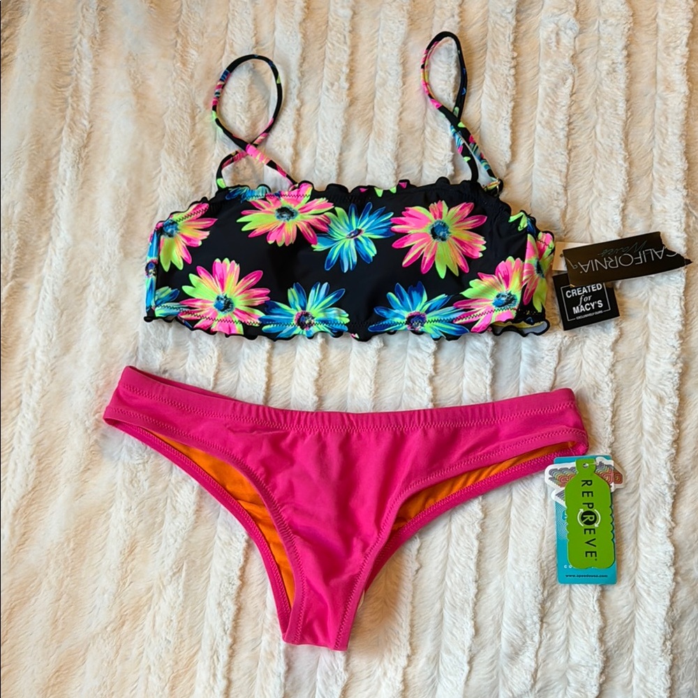 Colorful Floral Bikini Set